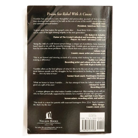 Rebel With A Cause: Finally Comfortable Being Graham by Franklin Graham - Picture 9 of 9